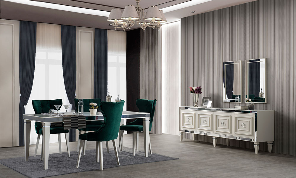 Bornova Beyaz Artdeco Düğün Paketi İnegöl Mobilya 2020 Düğün Paketi