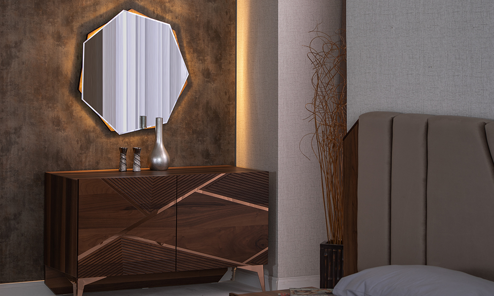 Diamond Ceviz Yatak Odası İnegöl Mobilya Modelleri ve Fiyatları