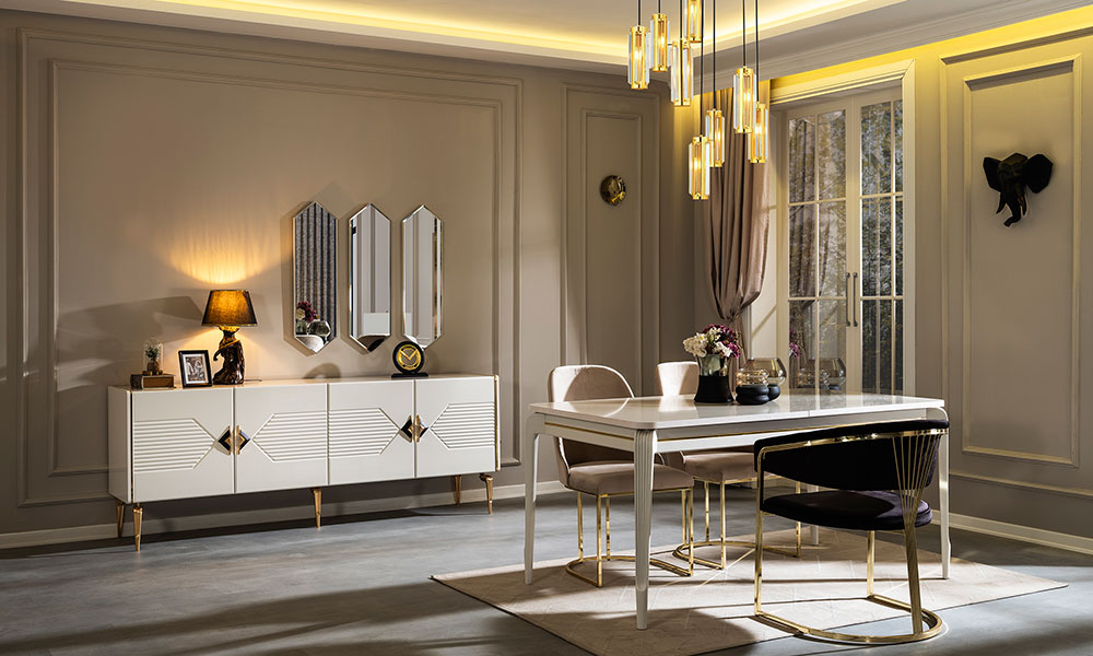 Eylül Yemek Odası İnegöl Mobilya Modelleri ve Fiyatları