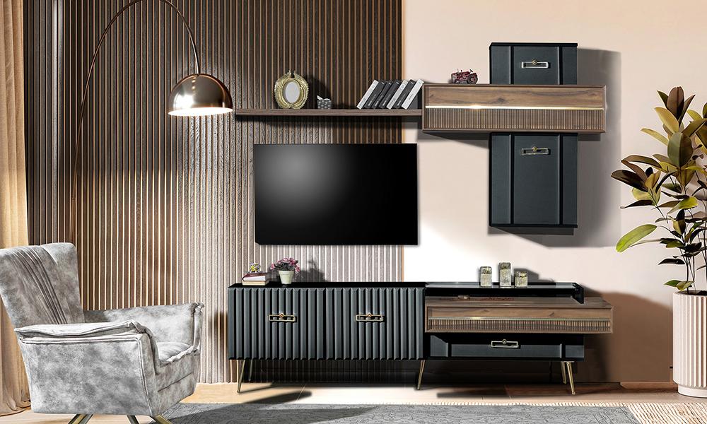 Art Antrasit Tv Ünitesi İnegöl Mobilya İnegöl Mobilya Modelleri